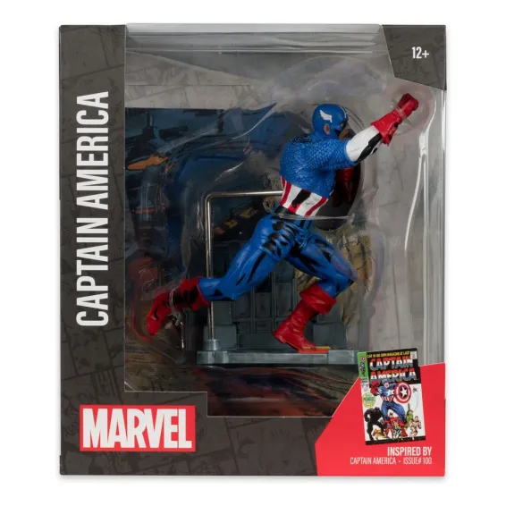 Marvel - Figura Captain America (Captain America 100) PREPEDIDO McFarlane Toys - 6