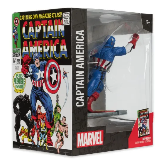 Marvel - Figura Captain America (Captain America 100) PREPEDIDO McFarlane Toys - 7