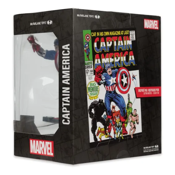 Marvel - Figura Captain America (Captain America 100) PREPEDIDO McFarlane Toys - 8