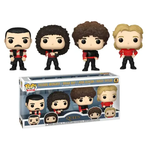 Queen - Figura Freddie Mercury / Brian May / John Deacon / Roger Taylor POP! PREPEDIDO Funko - 1