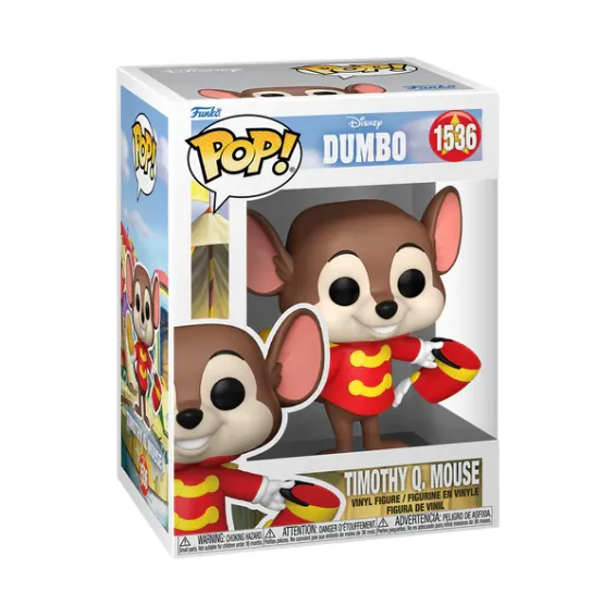 Disney Dumbo - Figura Thimothy Q. Mouse 1536 POP! PREPEDIDO Funko - 1