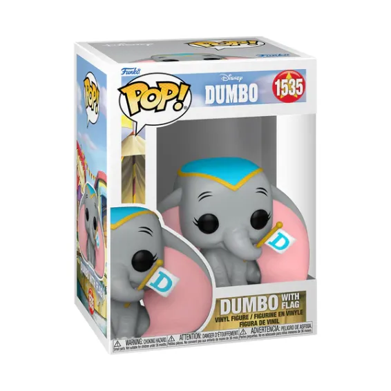 Disney Dumbo - Figura Dumbo with Flag 1535 POP! PREPEDIDO Funko - 1