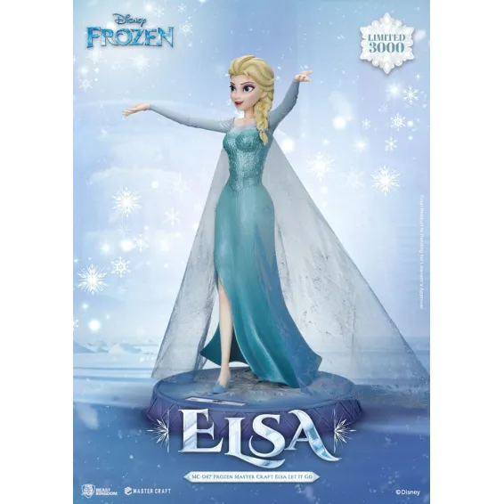 Disney Frozen: El reino del hielo - Master Craft - Figura Elsa Let It Go PREPEDIDO Beast Kingdom - 4