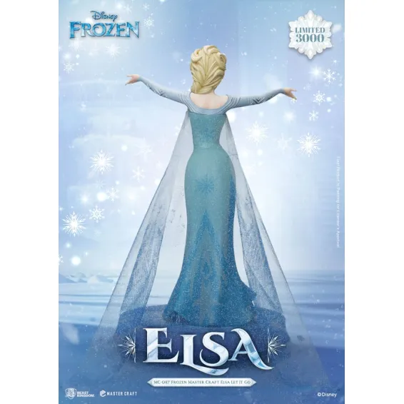 Disney Frozen: El reino del hielo - Master Craft - Figura Elsa Let It Go PREPEDIDO Beast Kingdom - 6