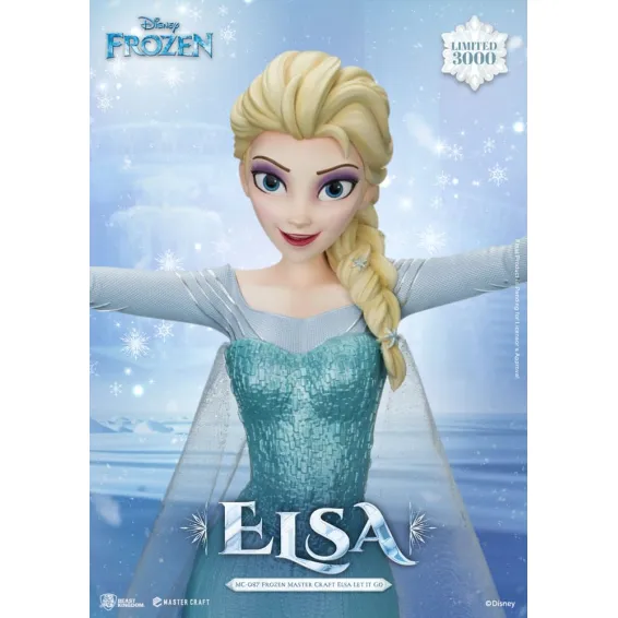 Disney Frozen: El reino del hielo - Master Craft - Figura Elsa Let It Go PREPEDIDO Beast Kingdom - 7