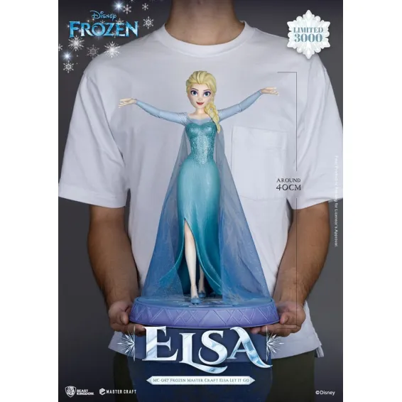 Disney Frozen: El reino del hielo - Master Craft - Figura Elsa Let It Go PREPEDIDO Beast Kingdom - 9