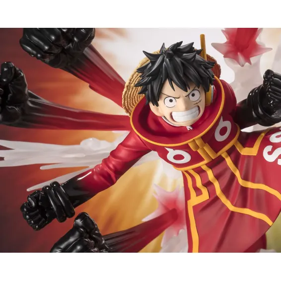 One Piece - Figuarts Zero - Figura Monkey D. Luffy Gum-Gum Hawk Gatling (Extra Battle) PREPEDIDO Tamashii Nations - 5