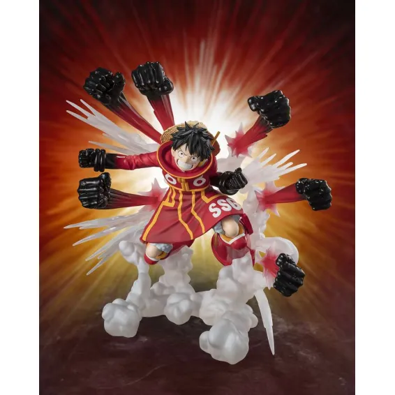 One Piece - Figuarts Zero - Figura Monkey D. Luffy Gum-Gum Hawk Gatling (Extra Battle) PREPEDIDO Tamashii Nations - 1