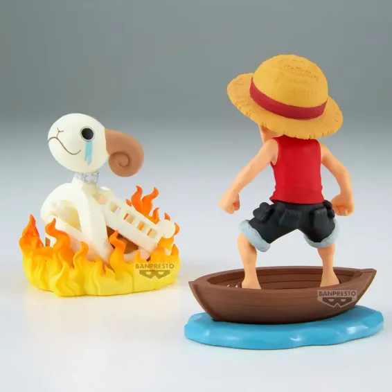 One Piece - WCF Log Stories - Figura Luffy & Going Merry PREPEDIDO Banpresto - 1