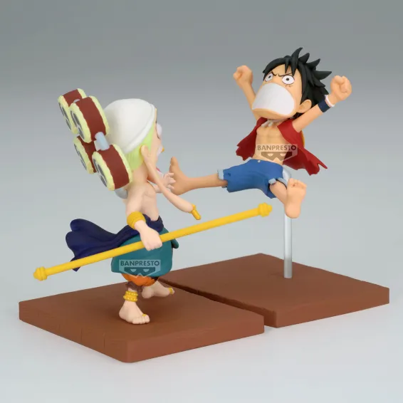 One Piece - WCF Log Stories - Figura Luffy & Enel PREPEDIDO Banpresto - 1