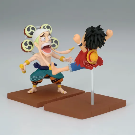 One Piece - WCF Log Stories - Figurine Luffy & Enel PRÉCOMMANDE Banpresto - 2