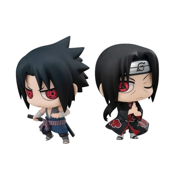Figurine Naruto - Chimimega Buddy Series Sasuke Uchiha & Itachi Set