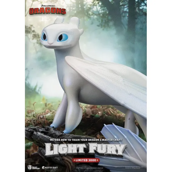 How to Train Your Dragon 3 - Master Craft - Light Fury Figure PRE-ORDER Beast Kingdom - 7