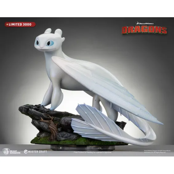 Dragons 3 - Master Craft - Figurine Light Fury PRÉCOMMANDE Beast Kingdom - 11