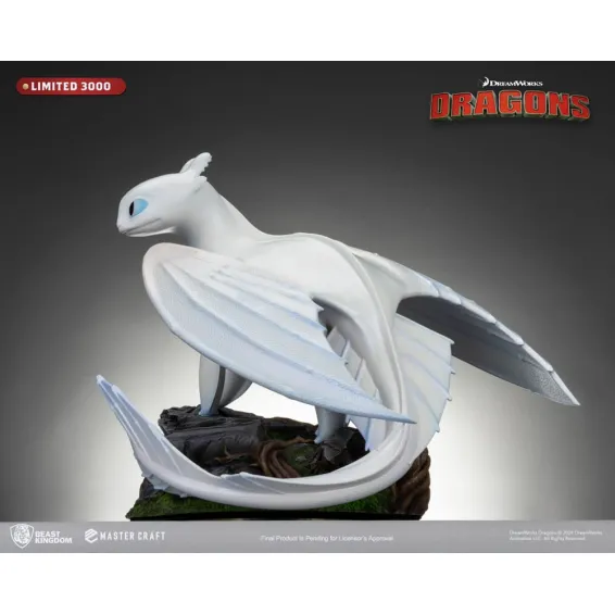 Dragons 3 - Master Craft - Figurine Light Fury PRÉCOMMANDE Beast Kingdom - 15