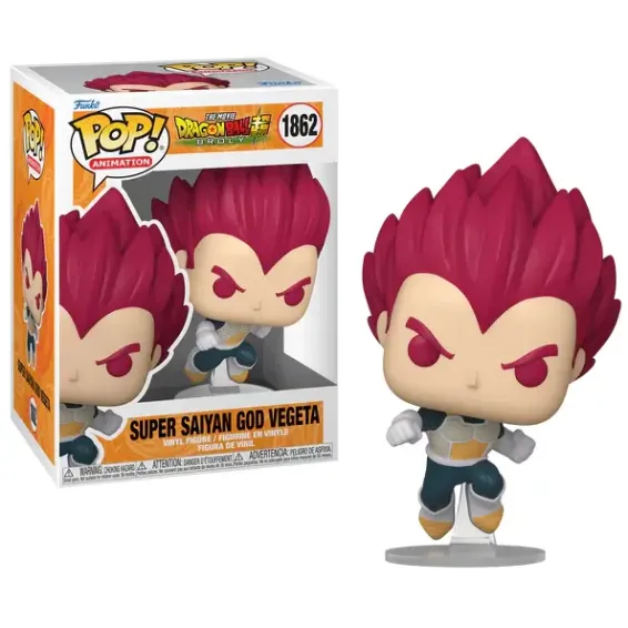 Dragon Ball Super - Figura Super Saiyan God Vegeta 1862 POP! PREPEDIDO Funko - 1