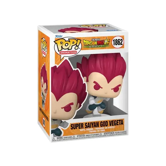 Dragon Ball Super - Figura Super Saiyan God Vegeta 1862 POP! PREPEDIDO Funko - 2