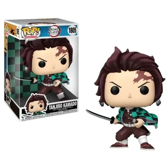 Demon Slayer - Figura Tanjiro Kamado 1805 Jumbo POP! PREPEDIDO Funko - 1