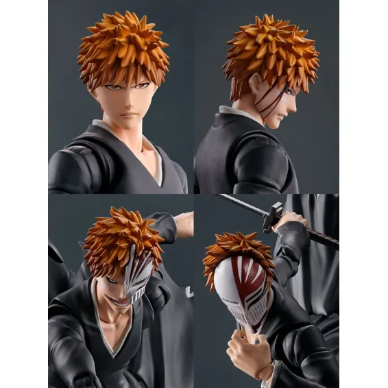 Bleach: Thousand-Year Blood War - S.H. Figuarts - Ichigo Kurosaki Getsugatensho Figure PRE-ORDER Tamashii Nations - 7