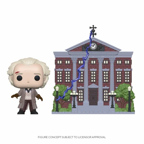 Back to the Future - Doc with clock POP! Town Funko figure