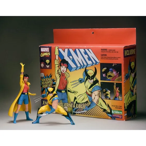 Figurine Marvel Universe - ARTFX Wolverine et Jubilee (X-Men '92) 18