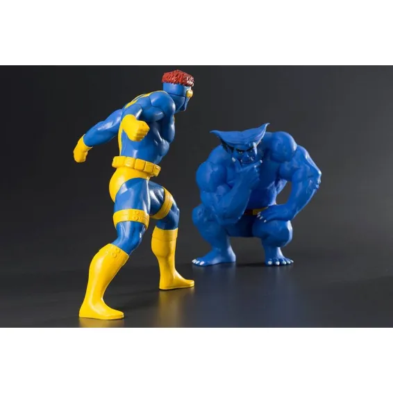Marvel Universe - ARTFX - Figura Cyclops & Beast (X-Men '92) Kotobukiya - 2