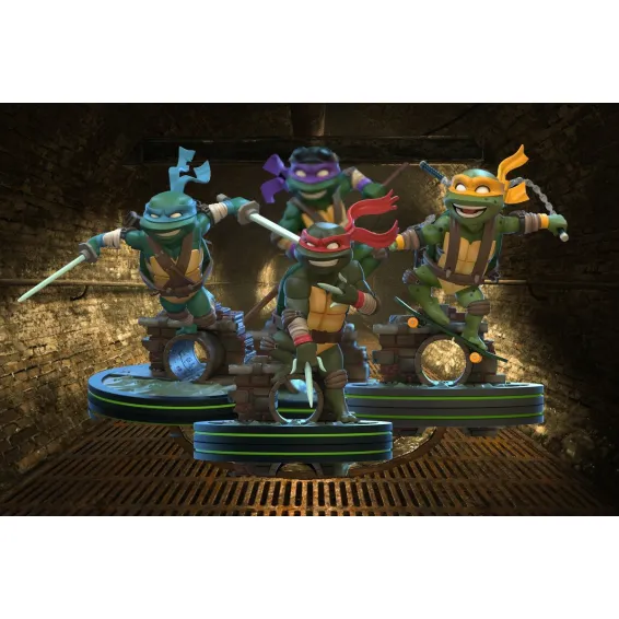 Teenage Mutant Ninja Turtles - Pack of 4 Q-Fig Quantum Mechanix - 1