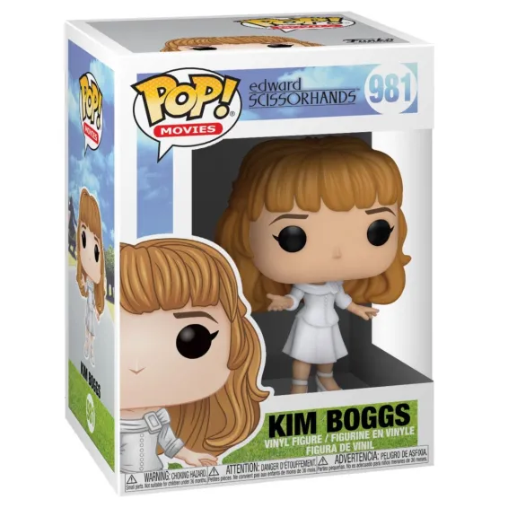 Figurine Funko Edward aux mains d’argent - Kim avec robe blanche POP! 2