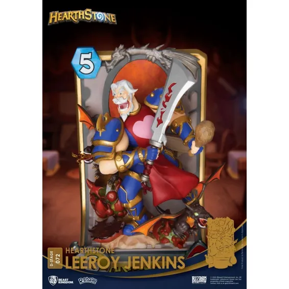 Figura Beast Kingdom Hearthstone: Heroes of Warcraft - D-Stage Leeroy Jenkins 10